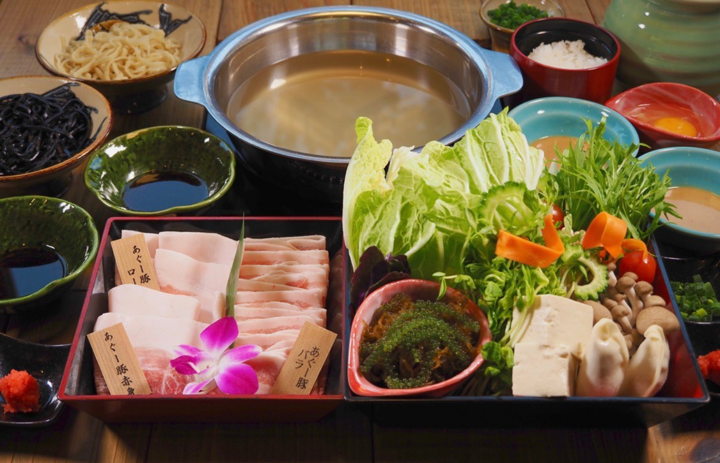 Agu 豬肉涮涮鍋 Ganaha Ranch 全食 Agu 豬肉涮涮鍋